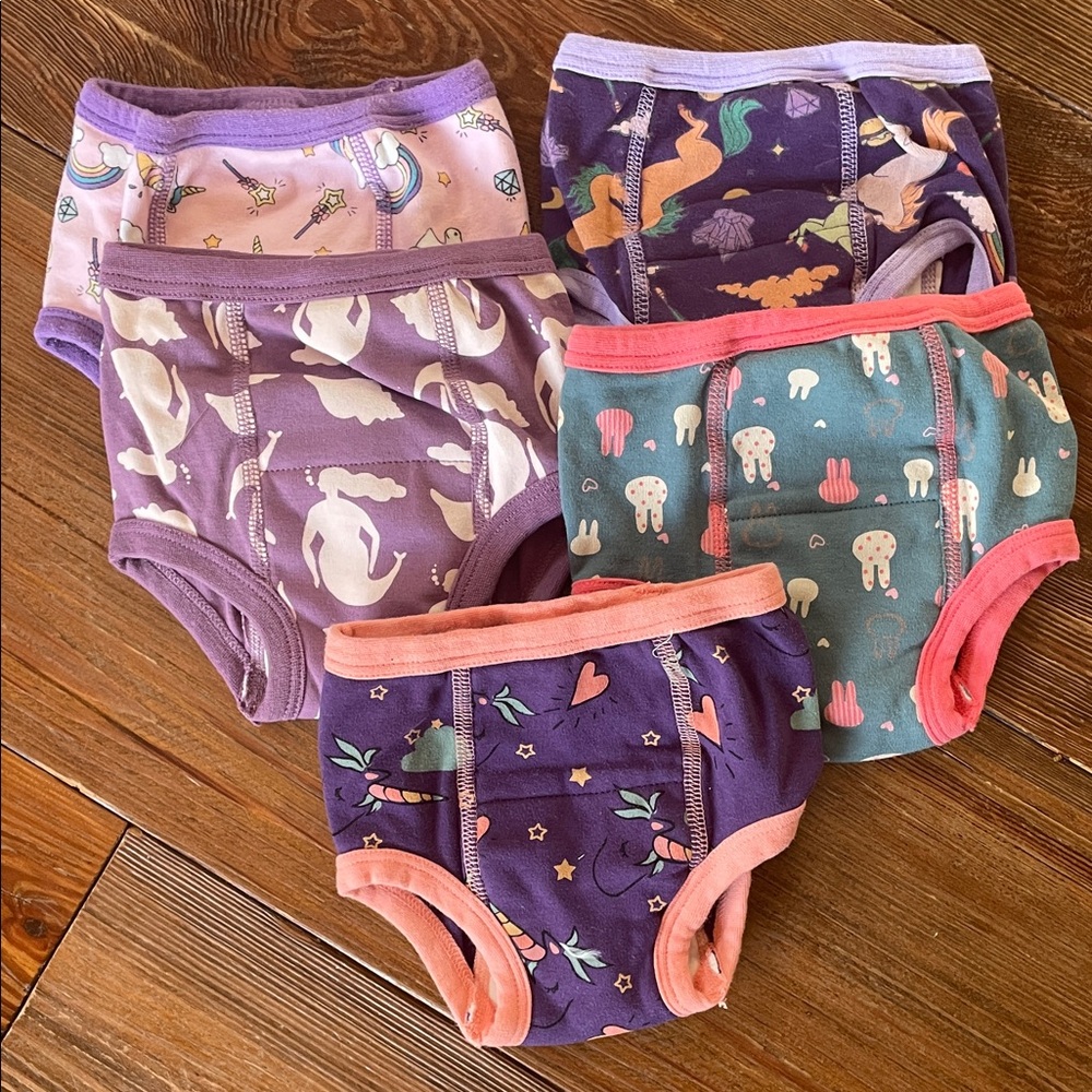 MOOMOO BABY 2T Potty Training Padded Underwear Set Unicorns